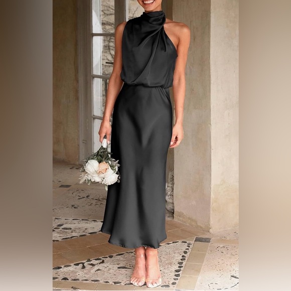 Elegant Black Evening Dress - Plus Size XXL - Picture 2 of 5